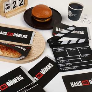 Bolsas de Papel para Comida Rápida Personalizadas para Llevar, Bolsas de Embalaje para Restaurantes, Bolsas de Embalaje de Grado Alimenticio para Refrigerios - Product Image 5