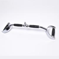 Barre de traction courte Lat avec poignée pour équipement de Fitness Multi Gym Triceps Press Down Bar Poignées en caoutchouc 70cm