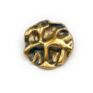 מתכת לא סדירה ביד תפור ביד <span class=keywords><strong>chambray</strong></span> מעיל חולצה וינטג' - Product Image 6