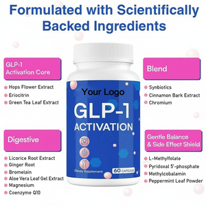 ซินคอนดา โออีเอ็ม จีแอลพี-1 อาหารเสริมสำหรับผู้หญิง ผู้ชาย และผู้ใหญ่ โปรไบโอติก 16 ชนิด 8 เท่า ซินไบโอติกส์ 60 แคปซูล มังสวิรัติ ปราศจากกลูเตน กระตุ้นการทำงานตามธรรมชาติ - Product Image 6