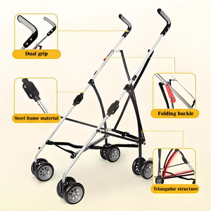JXB Personalización al por Mayor, Carrito Plegable Ligero para Mascotas, Perros y Gatos, para Paseos al Aire Libre - Product Image 4