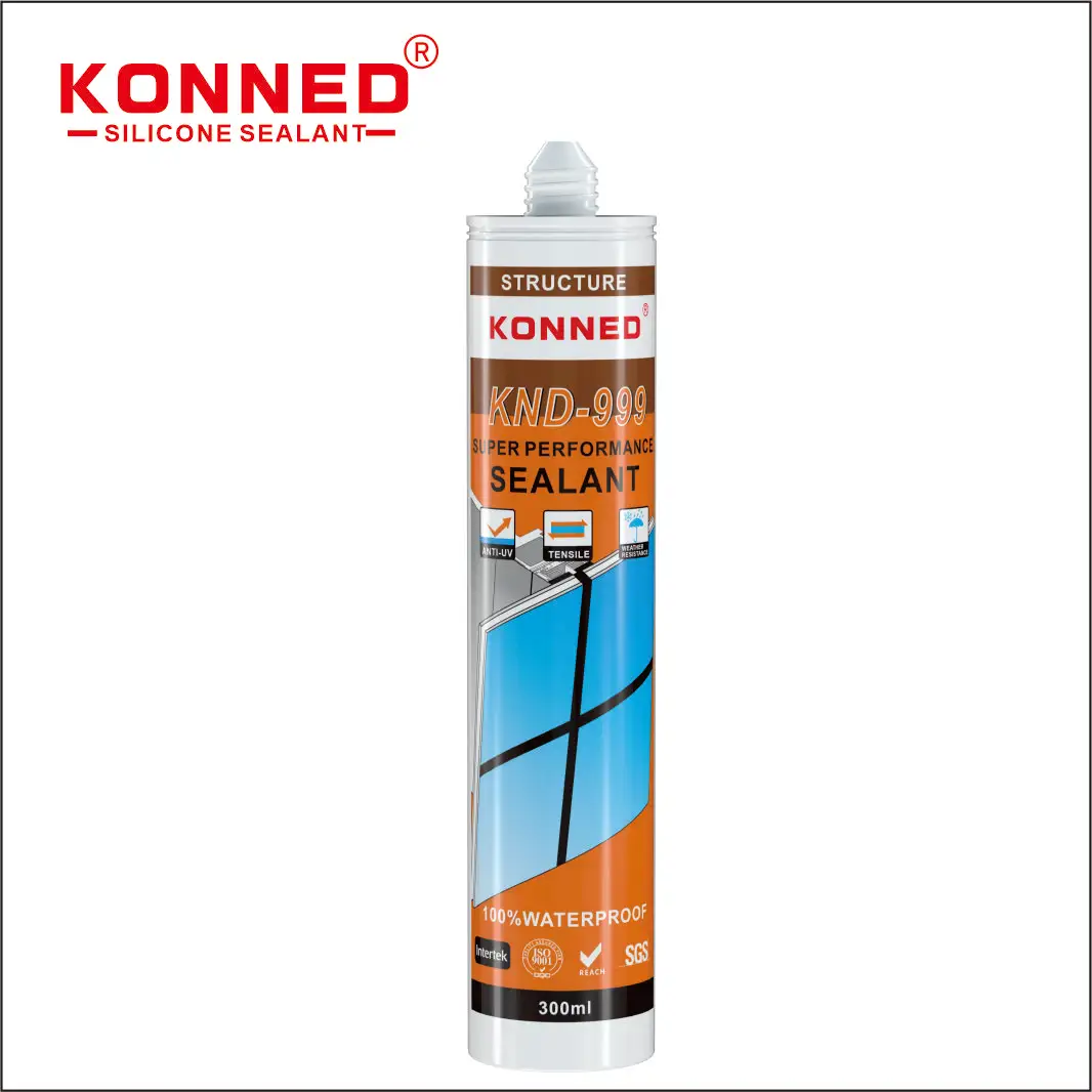 KONNED High Performance Neutral Structural Silicone Sealant Neutral Curing Structural Adhesives For Metal And Glass Curtain