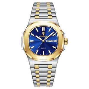 POEDAGAR Luxury Man <b>Watch</b> Square Waterproof Luminous Date Week Men <b>Watch</b> Stainless Steel Quartz Men's <b>Watches</b> Reloj - Product Image 1