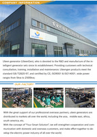 Groupe électrogène diesel silencieux Uleengen fabriqué en Allemagne pour Deutz, 50 kW, 60 kW, 65 kVA, 75 kVA, 100 kVA, avec ATS, châssis ouvert, prix compétitif