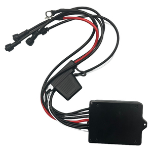 Controller <span class=keywords><strong>LED</strong></span> RF a Doppia Zona Lumina Heavy-Duty 80A 12V 4 Vie con <span class=keywords><strong>Telecomando</strong></span> APP <span class=keywords><strong>per</strong></span> Kit Luci Fuoristrada Rock Wheel - Product Image 1