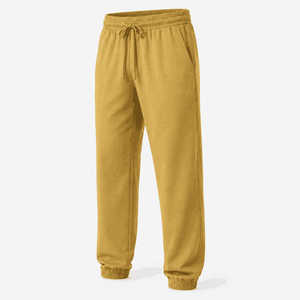Pantalones Deportivos de Forro Polar para Mujer, Color Sólido, Cintura Elástica con Cordón, Cierre Casual, para Otoño, Largos, Corte Regular - Product Image 3