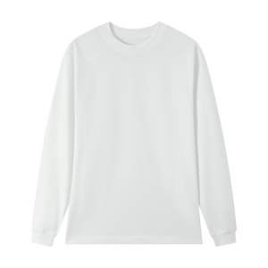เสื้อยืดแบรนด์แฟชั่นระดับไฮเอนด์สำหรับผู้ชาย ลายพิมพ์ แขนยาว ผ้าฝ้ายทอ 100% น้ำหนัก 300 กรัม สไตล์ใหม่สำหรับฤดูหนาว ขายส่ง เสื้อยืดสั่งทำ - Product Image 6