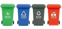 Machine d'impression automatique multi-tailles pour bacs à déchets en plastique, avec estampage à chaud et surface plane servo, pour bacs carrés