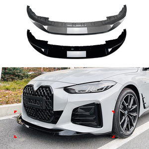 Amp-Z Spoiler avant pour BMW Série 4 G26 M Sport 2020+ Noir Piano Texture Fibre de Carbone Finition Mate - Product Image 1