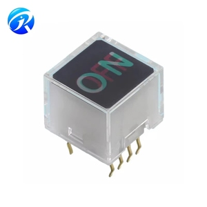 On Sale NP0115HG03LCF-JCF12 Push Button Switch SPST-NO Off-Mom Through Hole NP0115HG03LCFJCF12 Square Button Alternating <strong>Legend</strong> - Product Image 1