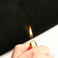 Tissu géotextile non tissé en PAN pré-oxydé 300 GSM, poids moyen, ignifuge, isolation thermique pour vêtements de travail des pompiers