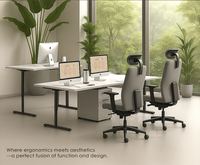 Premium Manager Executive Ergonomique Bureau Espace de Travail Co-working Studio Directeur Siège Chaise de Bureau Pivotante Entièrement Rembourrée