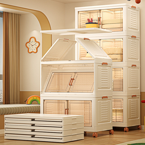 <span class=keywords><strong>2025</strong></span> New Arrival sử dụng rộng rãi màu hồng trong suốt Ba cửa PP chất liệu có thể gập lại nhựa tổ chức Lưu trữ Box Đối với trang chủ - Product Image 5