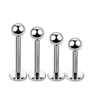 F136 titane acier <span class=keywords><strong>clou</strong></span> 1.0mm 1.2mm sphérique langue <span class=keywords><strong>clou</strong></span> G23 titane corps crevaison bijoux - Product Image 5