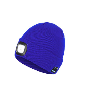 Chapeau d'hiver en tricot <span class=keywords><strong>avec</strong></span> écouteurs <span class=keywords><strong>Bluetooth</strong></span> lumineux, lumière LED, lumineux, pour la randonnée en montagne, musique mains libres, chapeau <span class=keywords><strong>avec</strong></span> écouteurs - Product Image 4