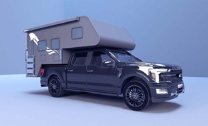 Camper léger pour pick-up, pop-up, à glisser dans le pick-up, avec fenêtres à porte étanches pour la vie mobile et le <span class=keywords><strong>camping</strong></span> - Product Image 4