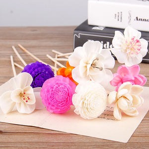 Newell bastoncini per diffusori a lamella misti fiori assortiti a stelo in legno di Sola diffusore floreale bianco Sola fiore con corda di cotone - Product Image 5