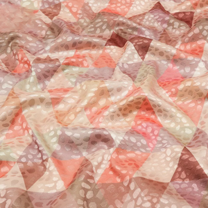 Tissu Sergé de Satin de Polyester Soyeux, Imprimé Numérique Italien Floral Mat, Jacquard <span class=keywords><strong>Soie</strong></span> Satin pour Robes de Mariée pour Filles - Product Image 2