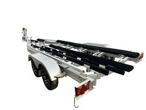 30ft Tandem achse Hydraulische Bremse Aluminium Boots anhänger Holz kojen 3800kgs Lade kapazität Geeignet für 28-29ft Boot Hot Sales - Product Image 4