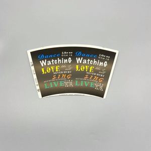 Vaso de Papel con Recubrimiento de PE, Material de Grado Alimenticio, Impresión Personalizada - Product Image 1