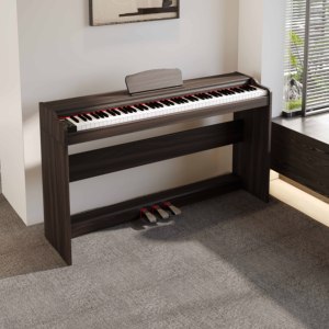 KIMFBAY piano teclado piano digital 88 teclas pedales piano teclado 88 teclas - Product Image 1