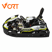 Karting Vortkart 200cc à essence pour adultes, karting de course pour la location, karting pour le plaisir en intérieur et en extérieur, sport de karting