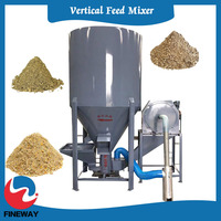 Machine de traitement verticale économique pour l'alimentation animale, broyeur de maïs, mélangeur combiné pour petite usine d'aliments pour volailles