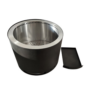 Recién llegado, hoguera al aire libre de fácil limpieza con parrilla de barbacoa, <span class=keywords><strong>chimenea</strong></span> moderna de bajo humo <span class=keywords><strong>para</strong></span> fiesta familiar - Product Image 6