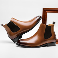 Produits Dropshipping 2026 Tendance Bottines Montantes de Marche Homme Chaussures d'Affaires en Cuir Véritable Homme Chaussures de Ville Oxfords