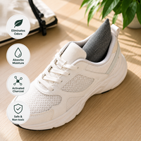Prosole – Inserts désodorisants parfumés pour chaussures, éliminateurs d'odeurs, charbon actif, minéraux, rafraîchisseurs naturels solides pour chaussures et sacs