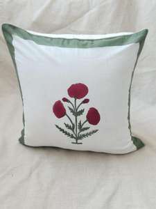 Square Home Decor Premium <b>Cushion</b> <b>Covers</b> From India Genuine Quality Cotton <b>Linen</b> Velvet Anti-Wrinkle & Washable - Product Image 4