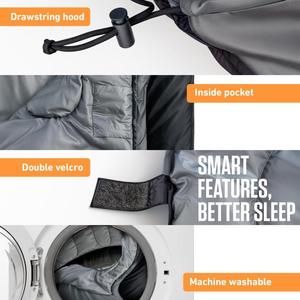 Mountain Explorer's Camping <strong>Sleeping</strong> <strong>Bag</strong> - for High - Altitude Trips, Frosty Nights &amp; Backcountry Camping - Product Image 5