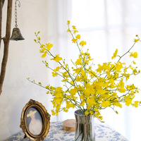 Orchidée Oncidium de Qualité Supérieure en Gros - Jaune Citron pour Arrangements Floraux, Décoration Fête des Mères et Saint-Valentin, Directement du Producteur, Chaîne du Froid