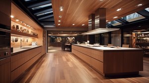 Gabinetes de Cocina Modernos Americanos de Alta Gama Personalizados, Gabinetes de Pared Colgantes Simples Hechos Completamente de Madera Maciza de Roble para Villas - Product Image 4