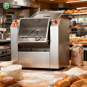 Amasadora de Masa Comercial para Operaciones Multi-Lote, Programa Estandarizado, Mezcladora de Masa Comercial - Product Image 6