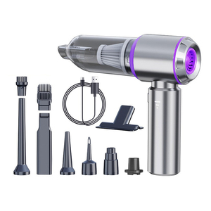 Aspirateur à main sans fil 15000 Pa pour voiture, aspirateur portable sans fil pour nettoyage humide et sec, aspirateur domestique à main - Product Image 4