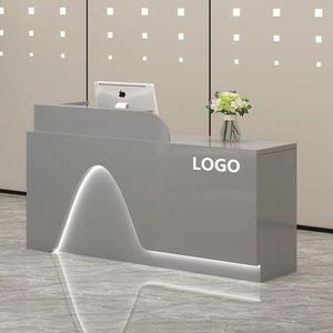 Cashier <b>Small</b> bar Table Minimalist Modern Clothing Supermarket Beauty and Hair Salon Company Reception <b>Desk</b> - Product Image 6