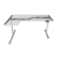 Table debout électrique économique de luxe à hauteur réglable en forme de L ascenseur coin bureau à domicile bureau debout