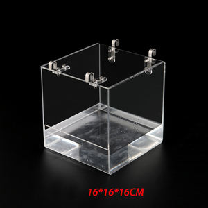 Distributeur de baignoire en plastique avec Cage pour <span class=keywords><strong>Perroquet</strong></span>, multi-tailles, accessoire de bain suspendu, Gaiola Para Papagaio - Product Image 5