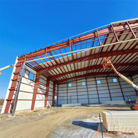 Kit de construction métallique moderne, structure en acier préfabriquée, atelier, garage, entrepôt, bâtiment en acier à grande portée, capacité de grue 1-200 tonnes 5