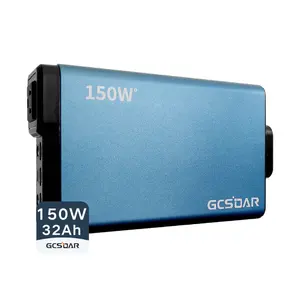 GCSOAR 2024 ultimi prezzi Mini modificato onda sinusoidale portatile centrale di energia solare con qc3. 0 tipo-C ingresso/uscita Display digitale