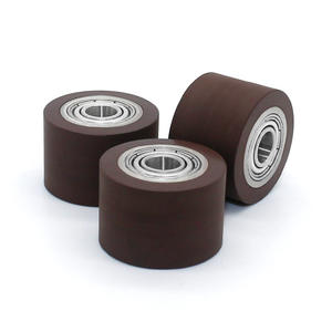 Poulies plates à double roulement 686RS à haute capacité de charge, revêtues de caoutchouc, résistantes à l'usure et silencieuses, vente en gros d'usine (6*22*15mm) - Product Image 1