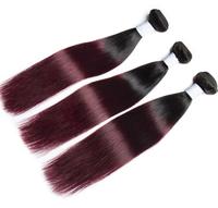 Cheap Wholesale <strong>Best</strong> <strong>Selling</strong> Virgin <strong>Peruvian</strong> <strong>Hair</strong> 4 <strong>Bundle</strong> 12a Virgin 1b/99j Two Tone Ombre Colored <strong>Hair</strong> Weave <strong>Bundles</strong>