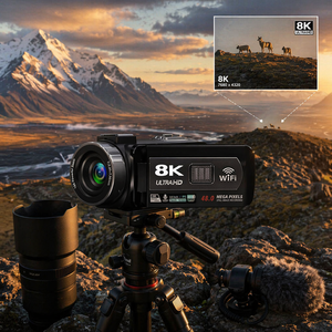 Caméra de vlogging pour contenu documentaire avec autofocus avancé, anti-tremblement, détection de visage, retardateur et prise de vue en continu - Product Image 1