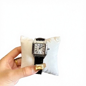 Light Luxury Women's Quartz Watch with Steel Leather Strap Simple Analog Dial Display Supply for Schoolgirl Fashion Cartiers - Product Image 1