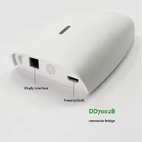 Persianas y Cortinas Motorizadas Horizontales DD7002B, Control por Wifi de 433MHz, Aplicación Inteligente y Puente para Alexa y Google Home, Cortina de Plástico