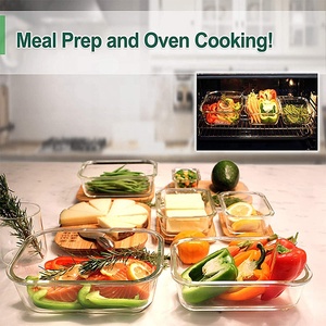 Sinh thái thân thiện bữa ăn Prep <span class=keywords><strong>container</strong></span> kín <span class=keywords><strong>BPA</strong></span> <span class=keywords><strong>free</strong></span> Glass thực phẩm lưu trữ <span class=keywords><strong>container</strong></span> với tre có nắp đậy - Product Image 3