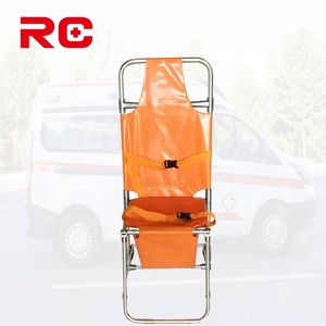 Chaise-étai pliante en alliage d'aluminium de qualité médicale, pour hôpital, <span class=keywords><strong>ambulance</strong></span> et équipe de sauvetage, vente en gros - Product Image 3