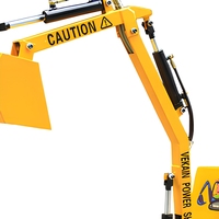 VEKAIN Mini-Excavatrice Électrique pour Enfants, Grand Modèle d'Équipement de Divertissement Extérieur, avec Fonction de Pêche aux Balles