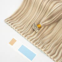 Extensions de cheveux de qualité supérieure, invisibles, à bandes longues, pour salon, avec cuticules alignées, à injection invisible